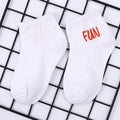 Children's Cotton Socks Cute Cartoon Fruit Embroidery Socks Comfortable Cartoon Socks Combed Out Of Pure Cotton Soft Comfortable Crew Socks For Kids