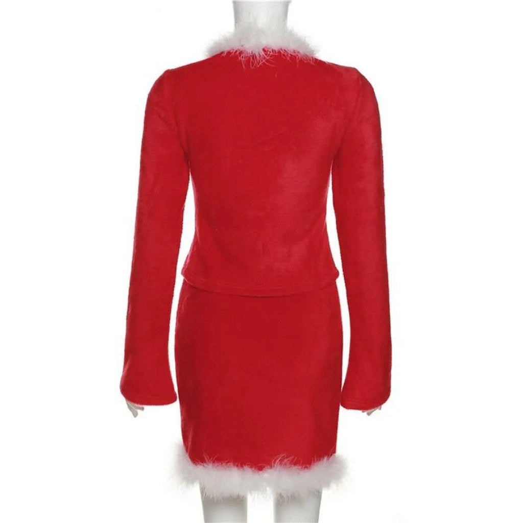 Sexy Christmas Party Velvet Dress