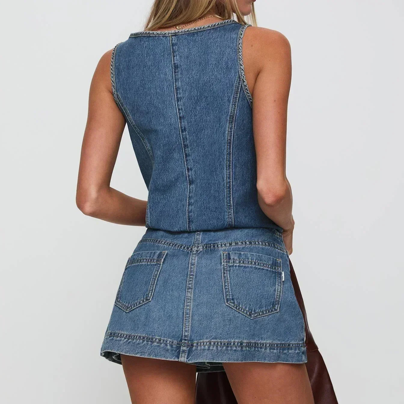 Denim Days Lace-Up Set – Haute Edition 25