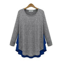 Women's Flowy Pleated Back Top - Chiffon & Cotton Blend | Femstylo