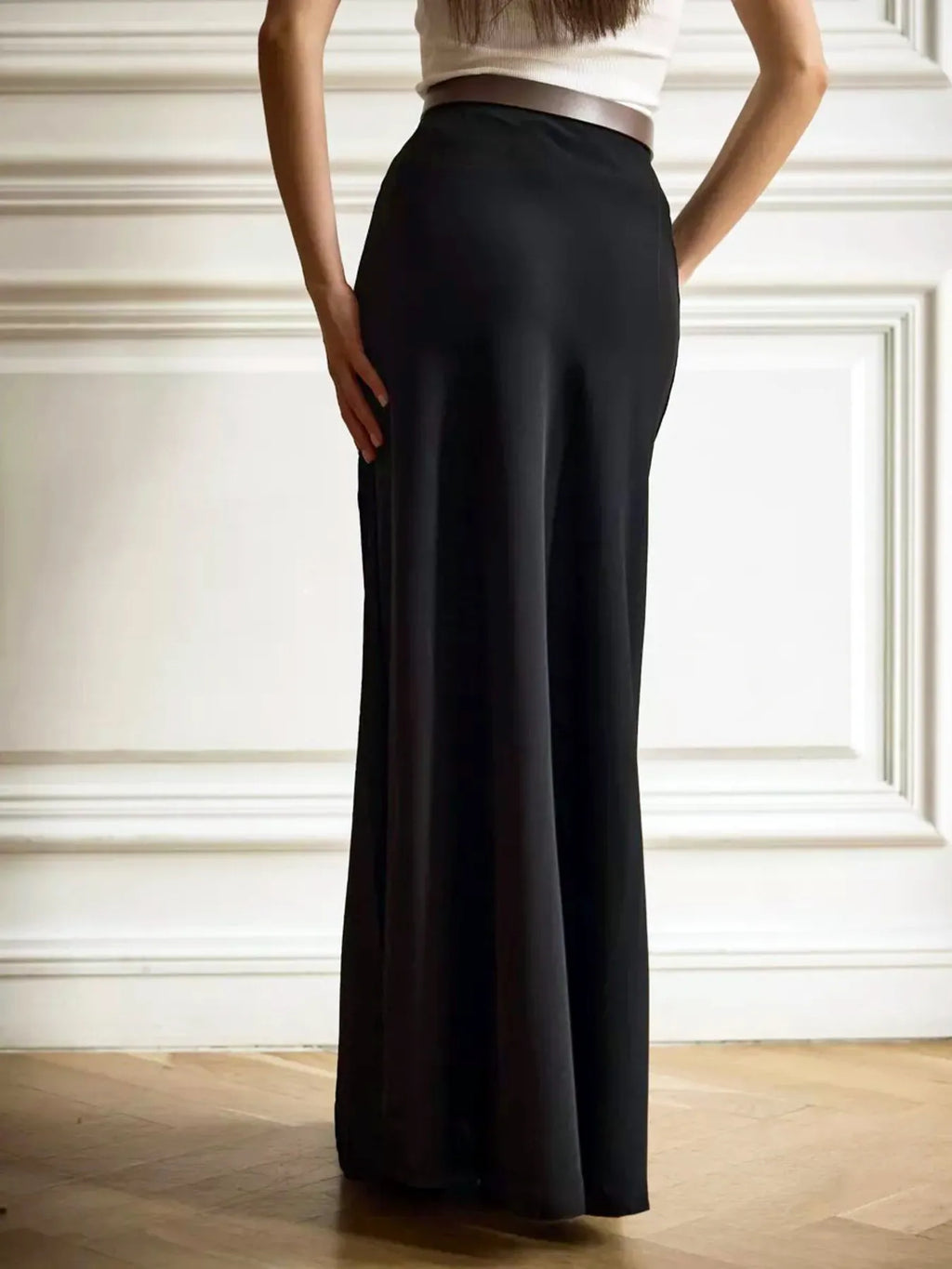High-Waisted Maxi Skirt
