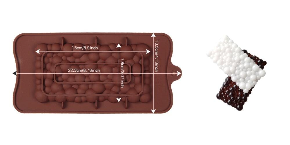 Digit Silicone Chocolate Mold Non-Stick Cake Mould Jelly Candy 3D Molds Kitchen Accessories Reusable Baking Tools Silicone Letter Mold And Number Candy Molds