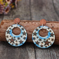 Patriotic Star Dangle Earrings