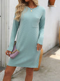 Striped Long Sleeve Mini Dress