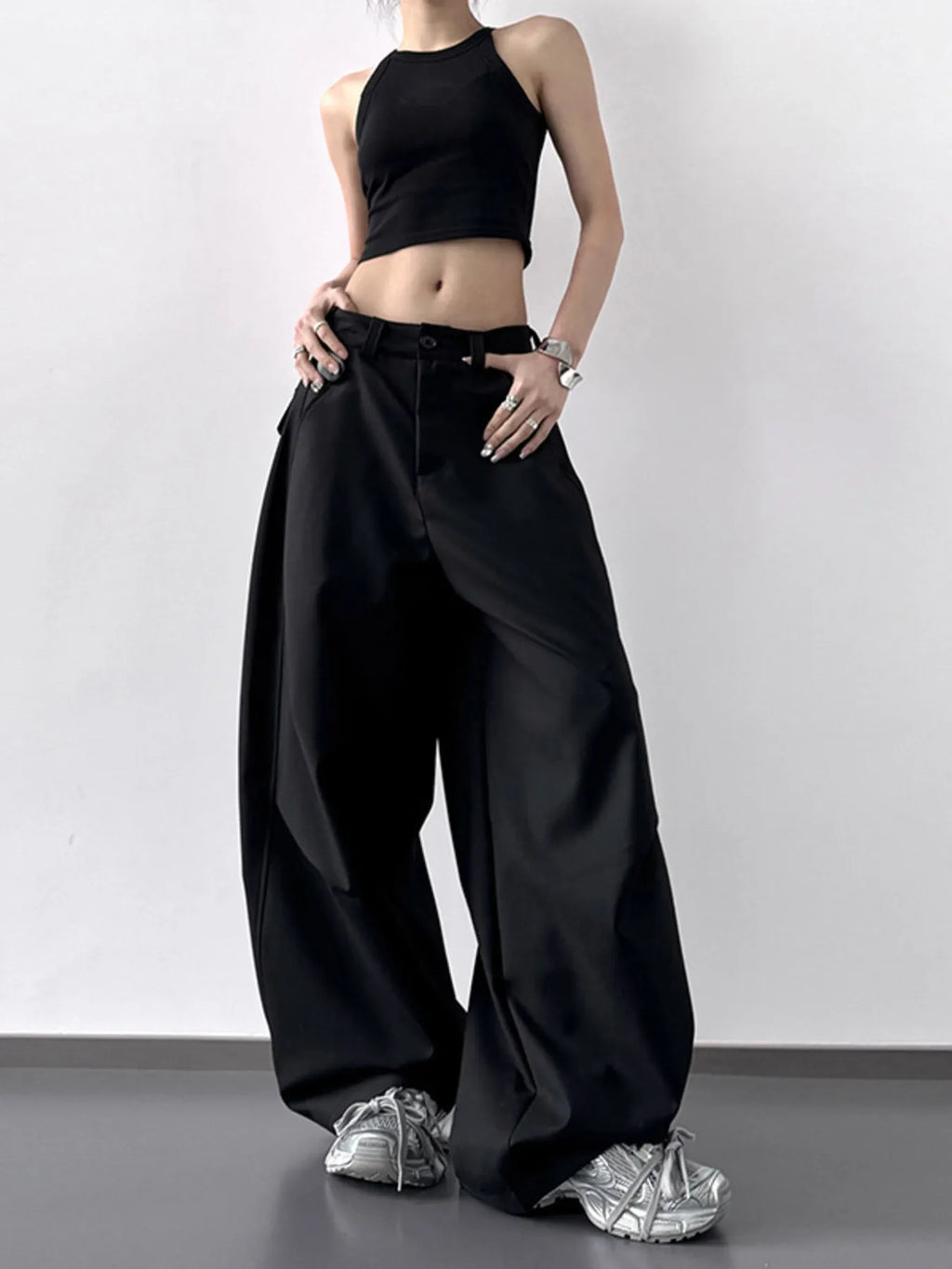 High Waisted Wide Leg Pants