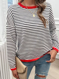 Women's Oversized Striped Sweater