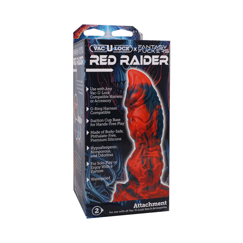 Vac-U-Lock x Fantasy Fuckers Red Raider Dildo