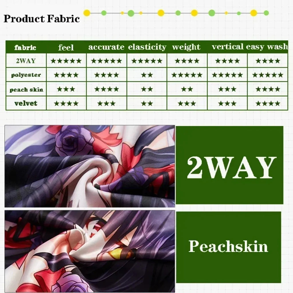 Focalors Dakimakura Pillowcase – Genshin Impact Anime Game Cushion