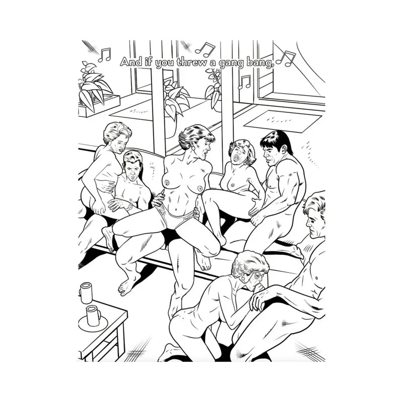 Wood Rocket The Golden Gilfs Porn Pardoy Coloring Book