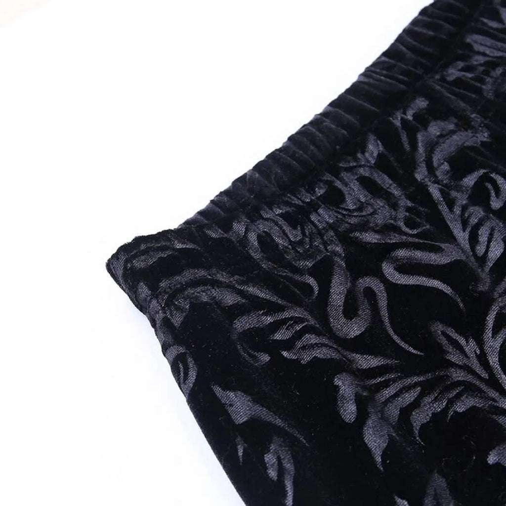 Gothic Chic Flared Pants