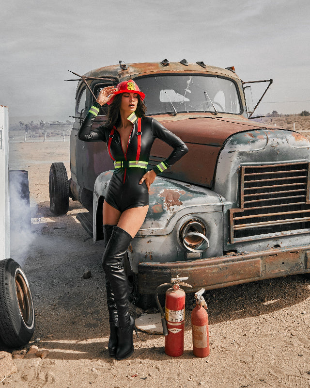 Hot Fire Woman Costume