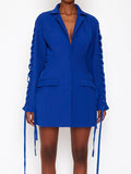 Women's Professional Blazer Jacket Long Sleeve Business Casual Outerwear