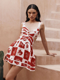Suspender Print Dress | Fashion Statement Piece | Full Body Print Design