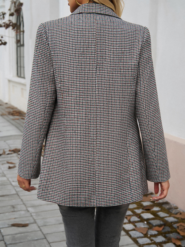 Women's Professional Lapel Blazer - Office Business Jacket Outerwear