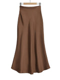 High waist maxi skirt
