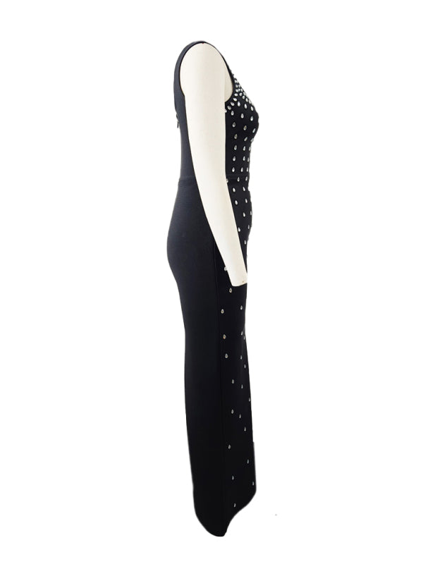New Slim Rhinestone Bandage Dress Fashion Party Bandage Dress