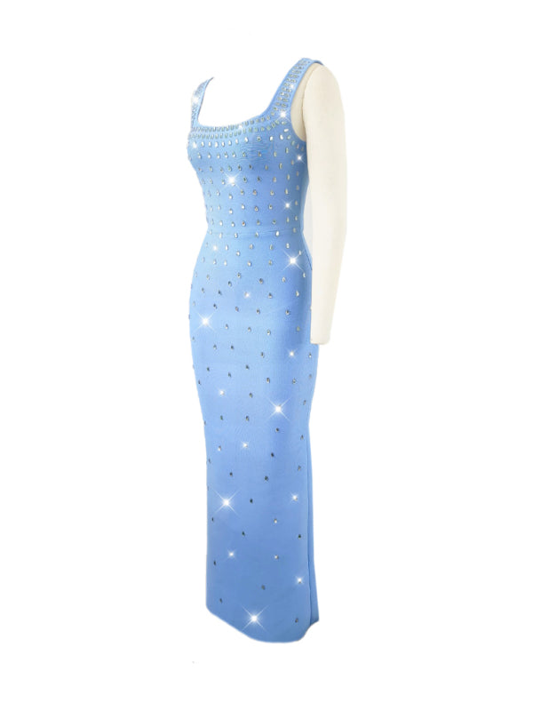 New Slim Rhinestone Bandage Dress Fashion Party Bandage Dress