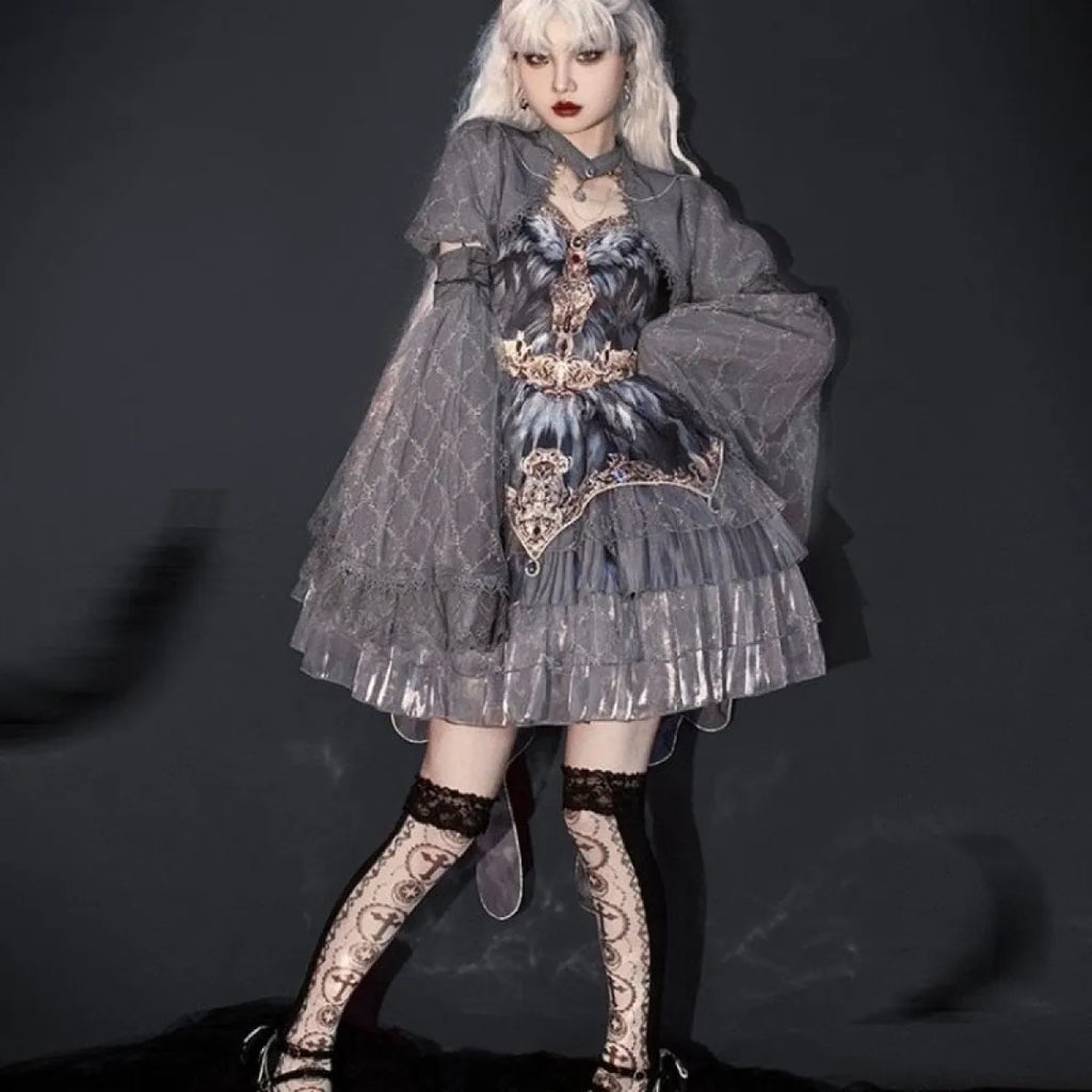 Japanese Victorian Swan Dance Lolita Dress