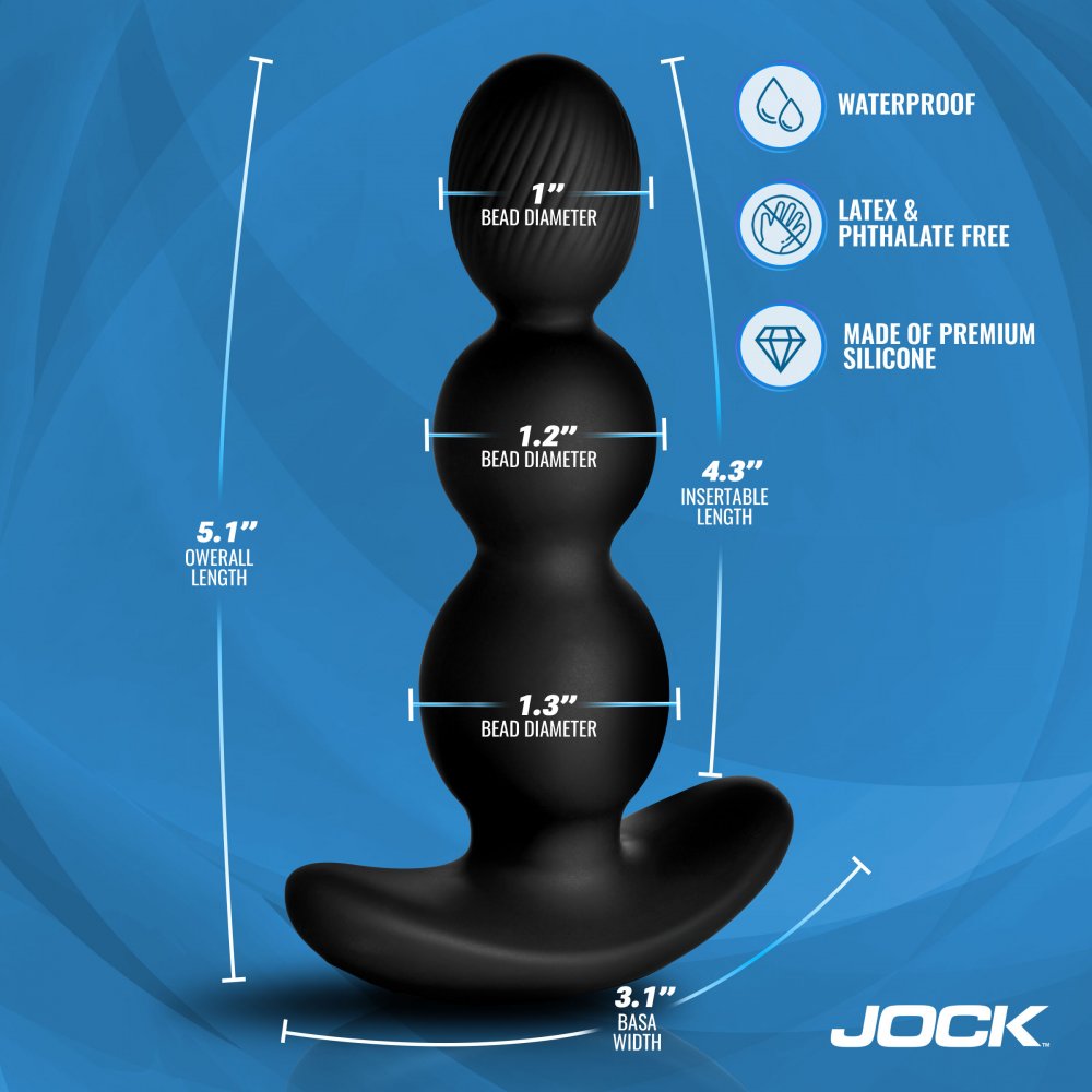 JOCK Gyro-X Gyrating and Vibrating Butt Plug