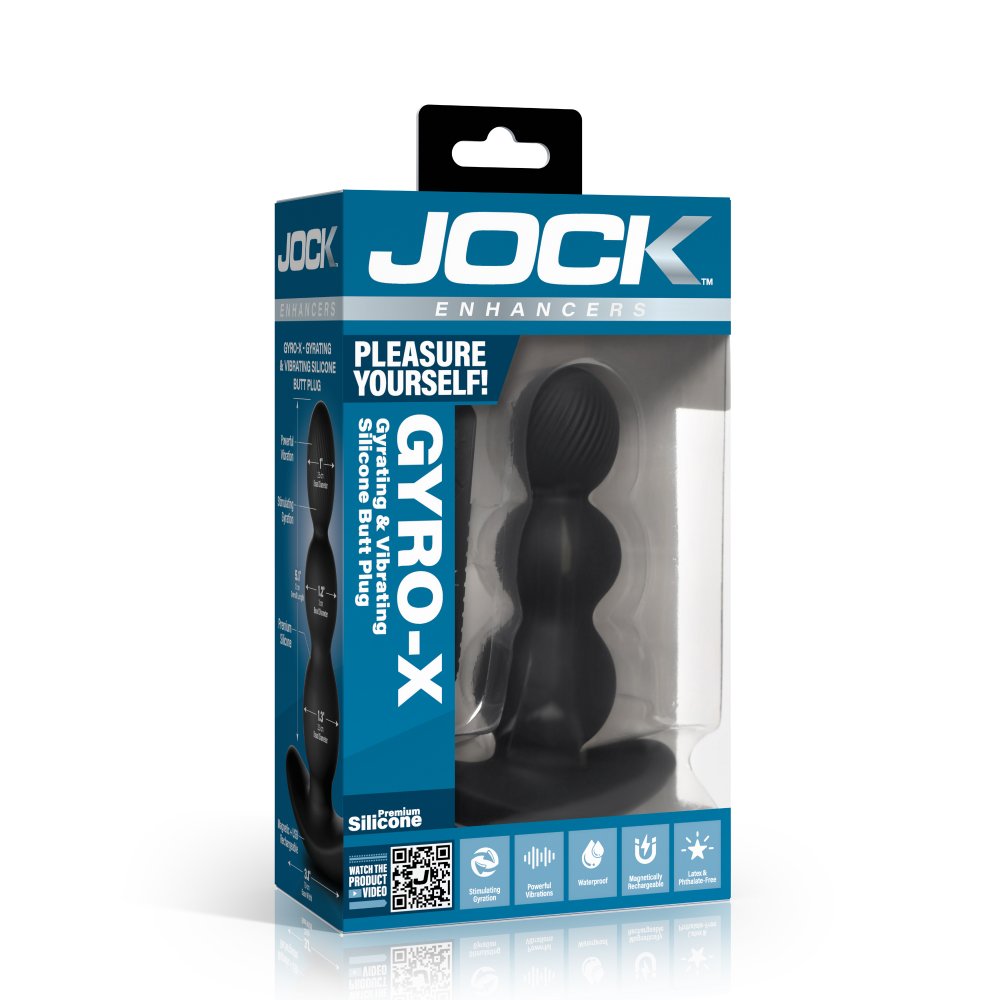 JOCK Gyro-X Gyrating and Vibrating Butt Plug