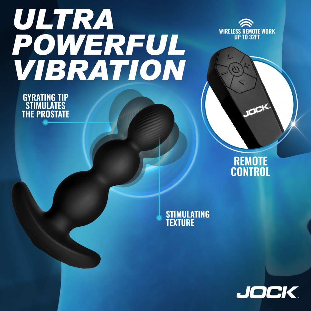 JOCK Gyro-X Gyrating and Vibrating Butt Plug