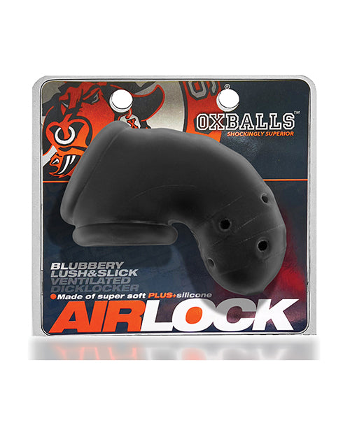 Oxballs Airlock Air-Lite Vented Chastity Black Ice