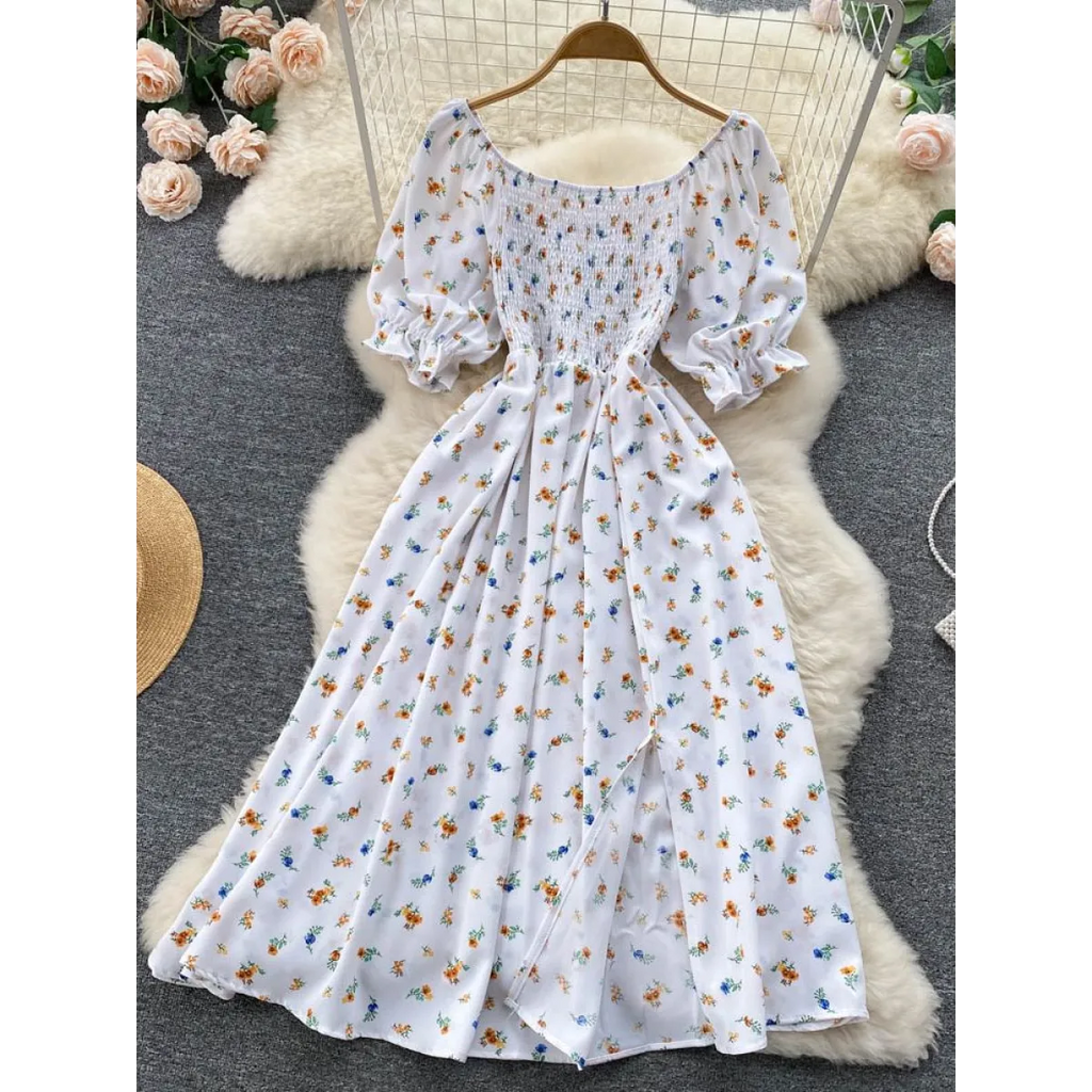 Puff Sleeve Party Dress