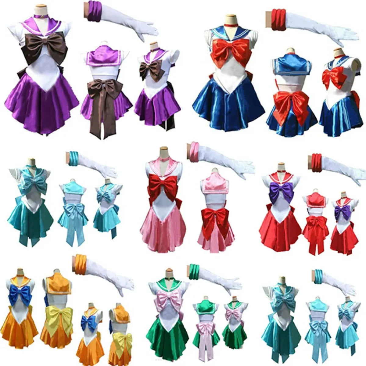 Sailor Moon Cosplay Costume - Dress, Vestido, Wig