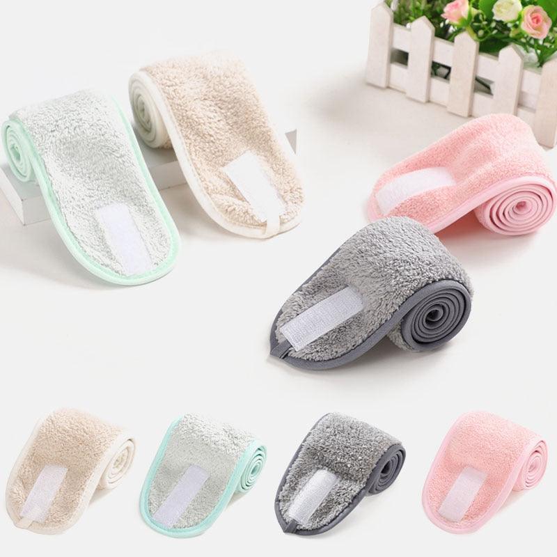 Soft Toweling Hair Accessories Girls Headbands for Face Washing Bath Makeup Hair Band Women Adjustable SPA Facial Headband Gorgeous Hair Accessories For Women