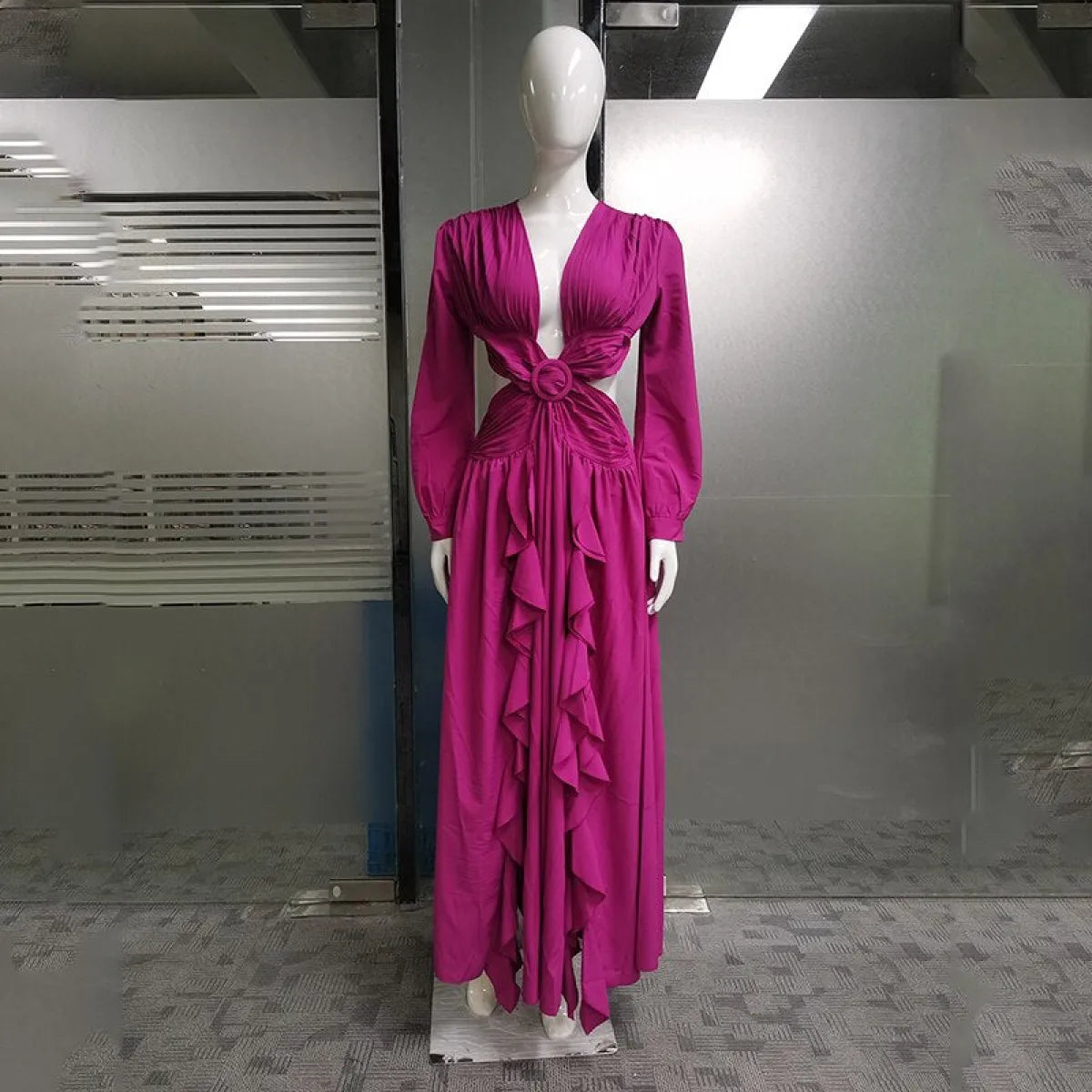 Stylish Wrap Dress With Tie Waist