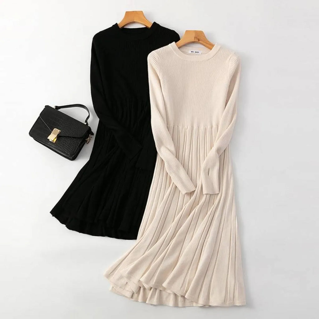 Midi Thick Sweater Dress
