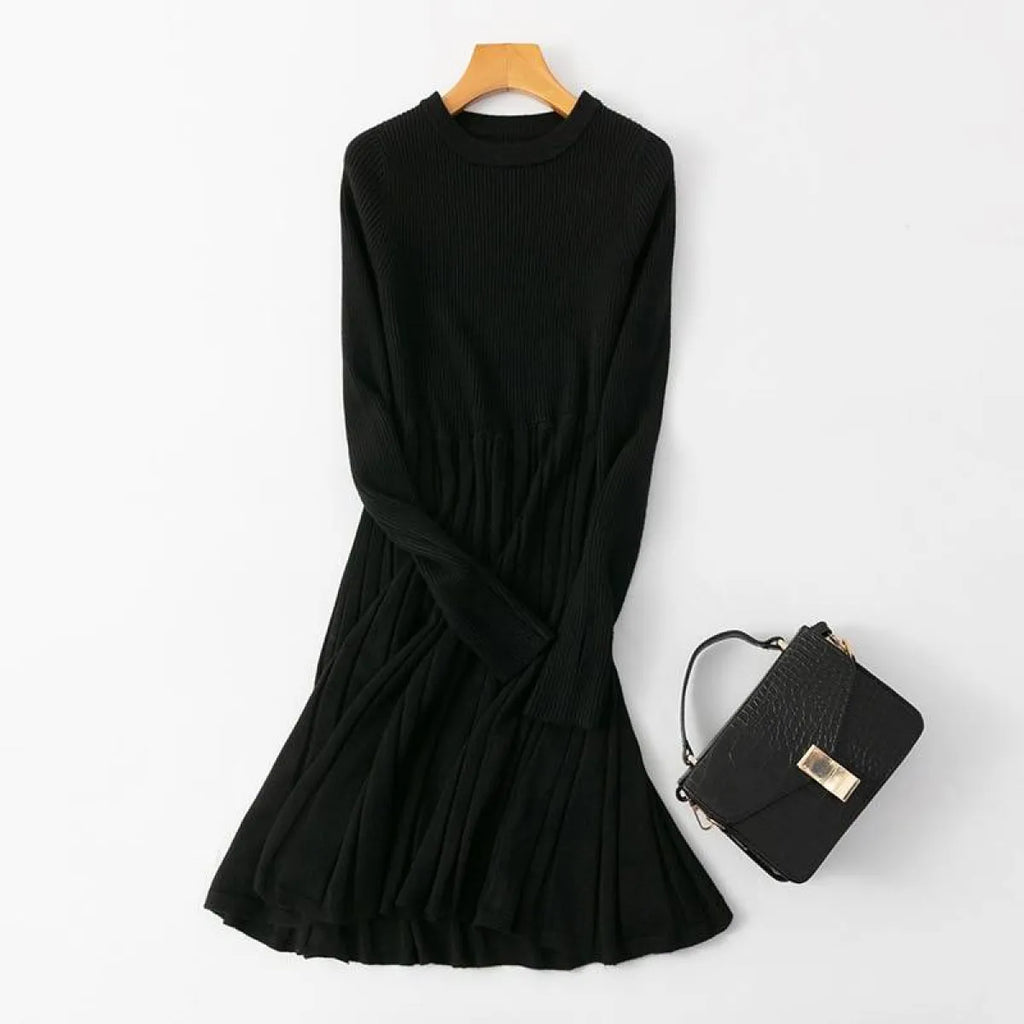 Midi Thick Sweater Dress