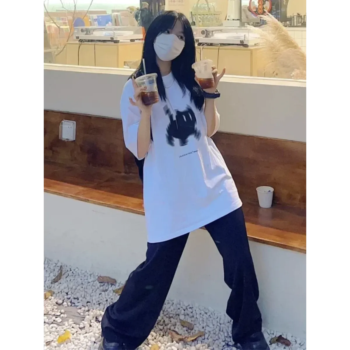 Y2K Buzzed Cat Tee