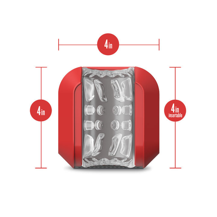 M for Men SlamBox Automatic Male Masturbator Red